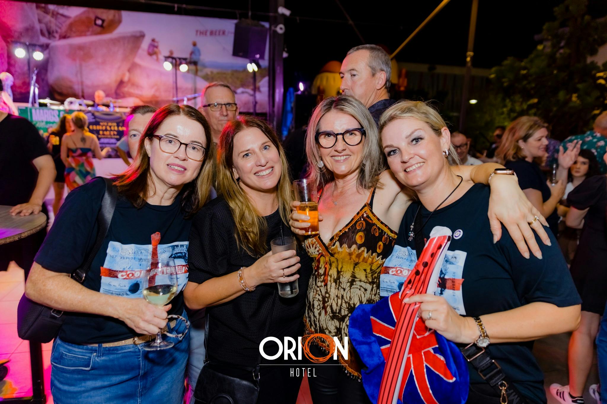 Group of four woman posing for a photo at Orion Hotel Springfield