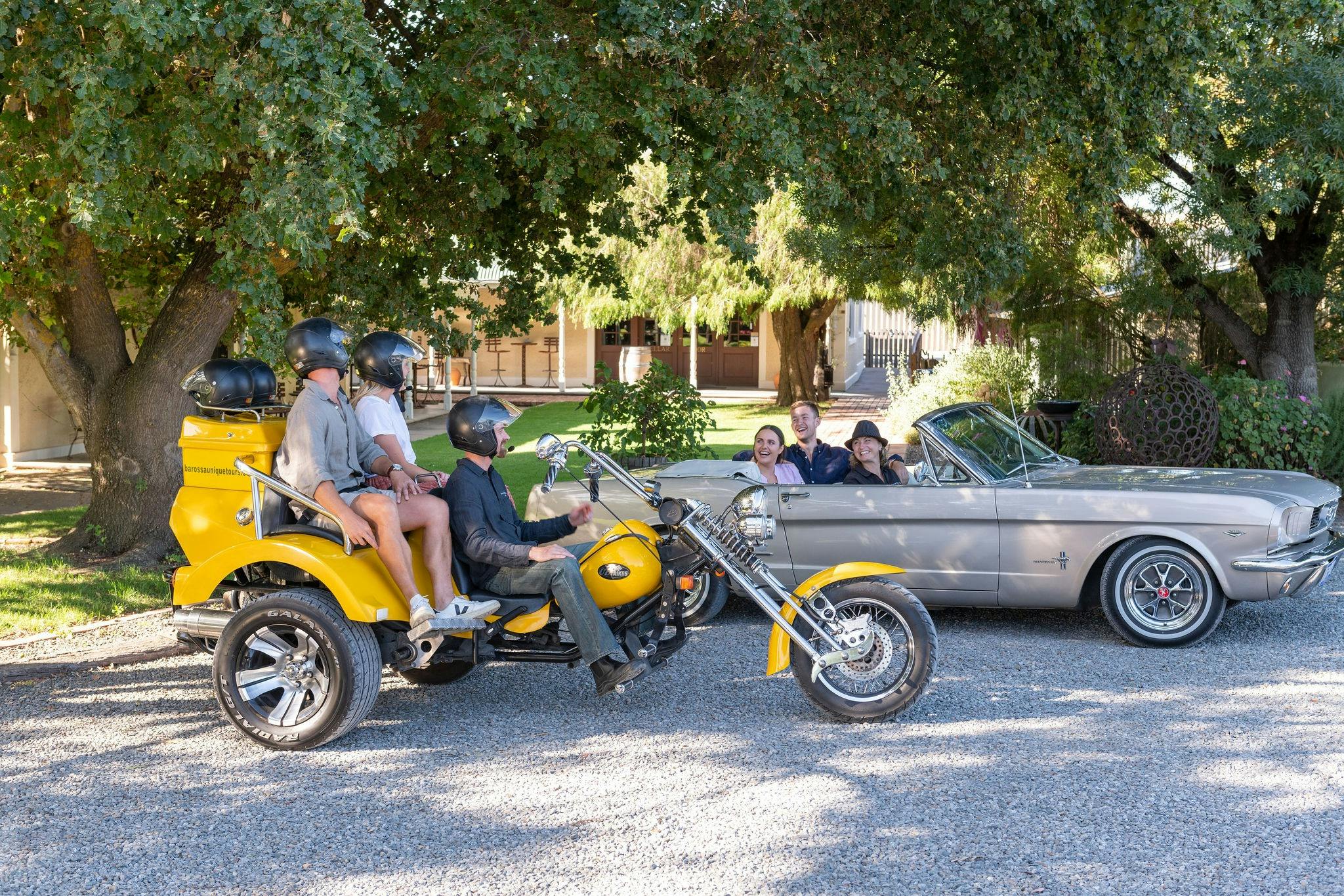 Trike and Mustang