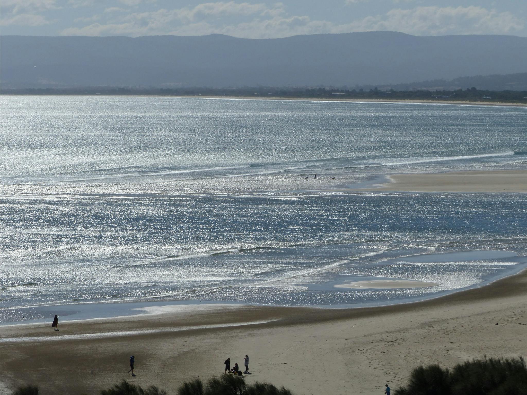 Walk, paddle or swim at beach below Sheoaks