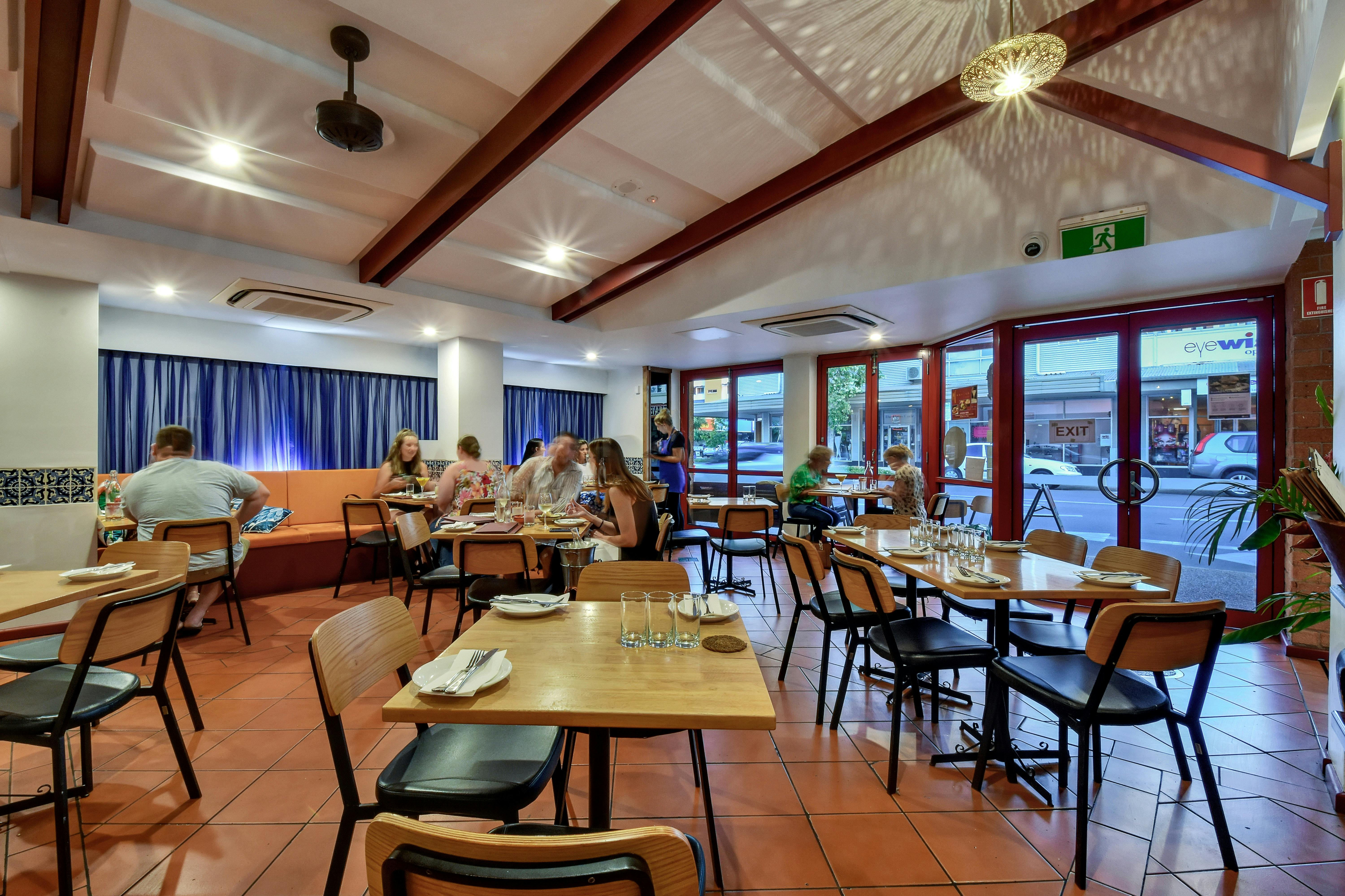 front interior of restaurant