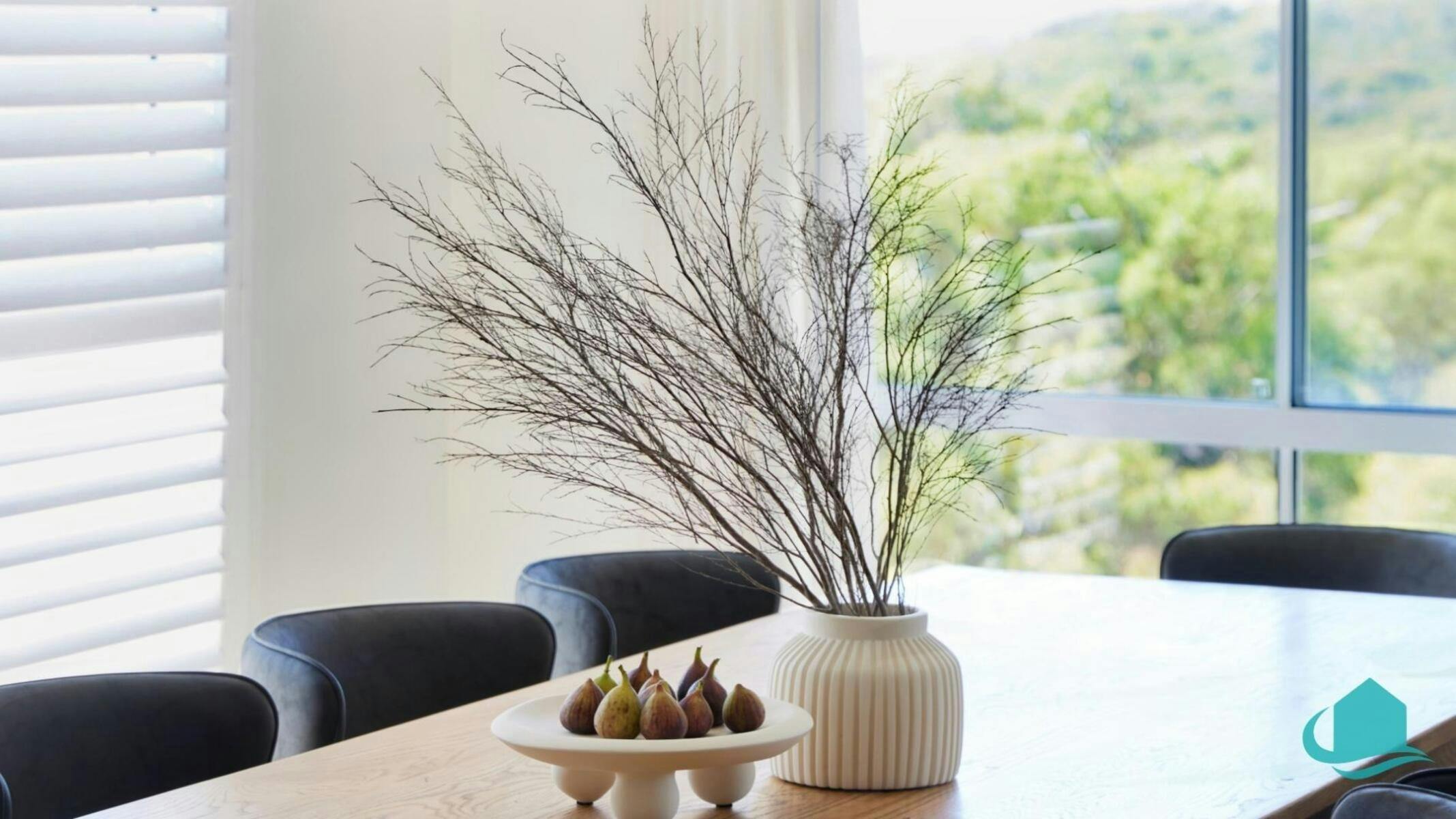 View towards nature reserve