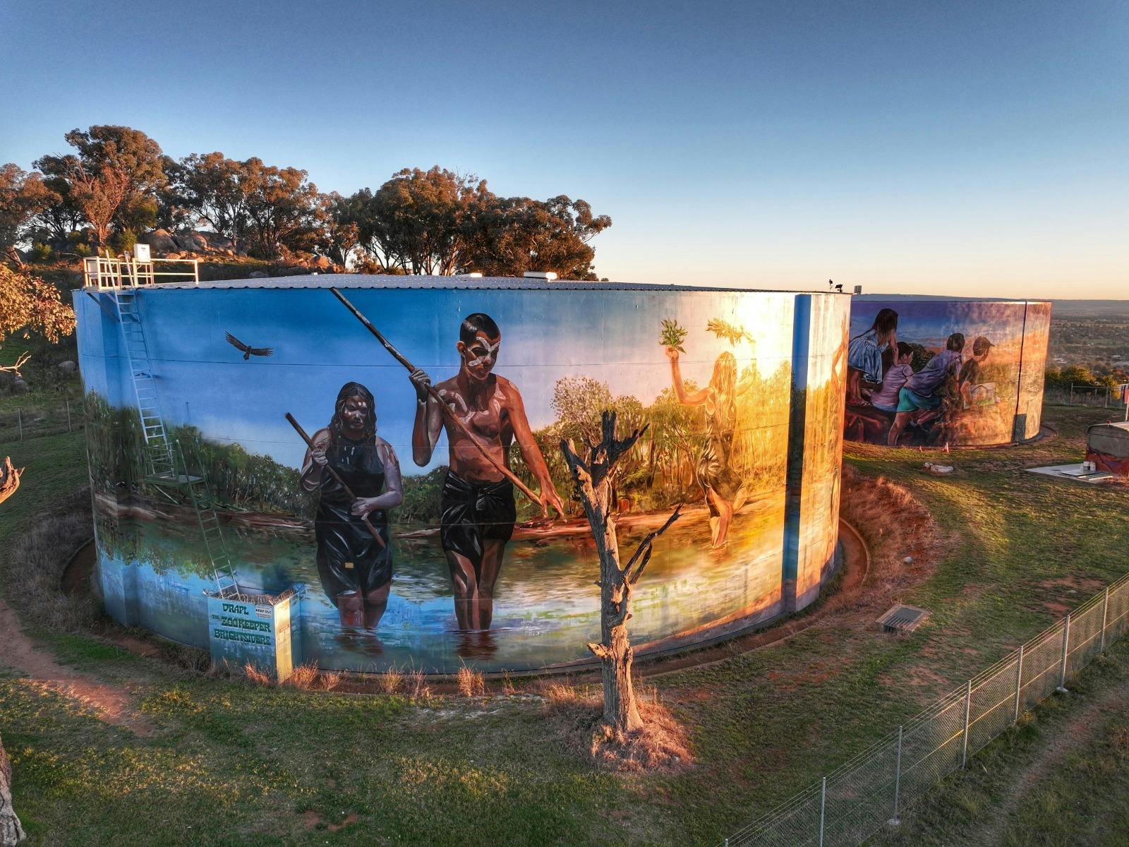 COWRA POW WATER TANK MURALS