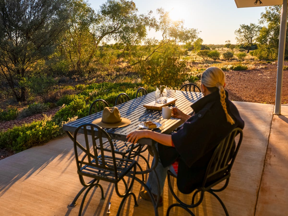 Verandah space at Coopers Country Lodge Verandah space at Coopers Country Lodge