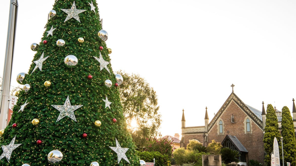 City Christmas tree