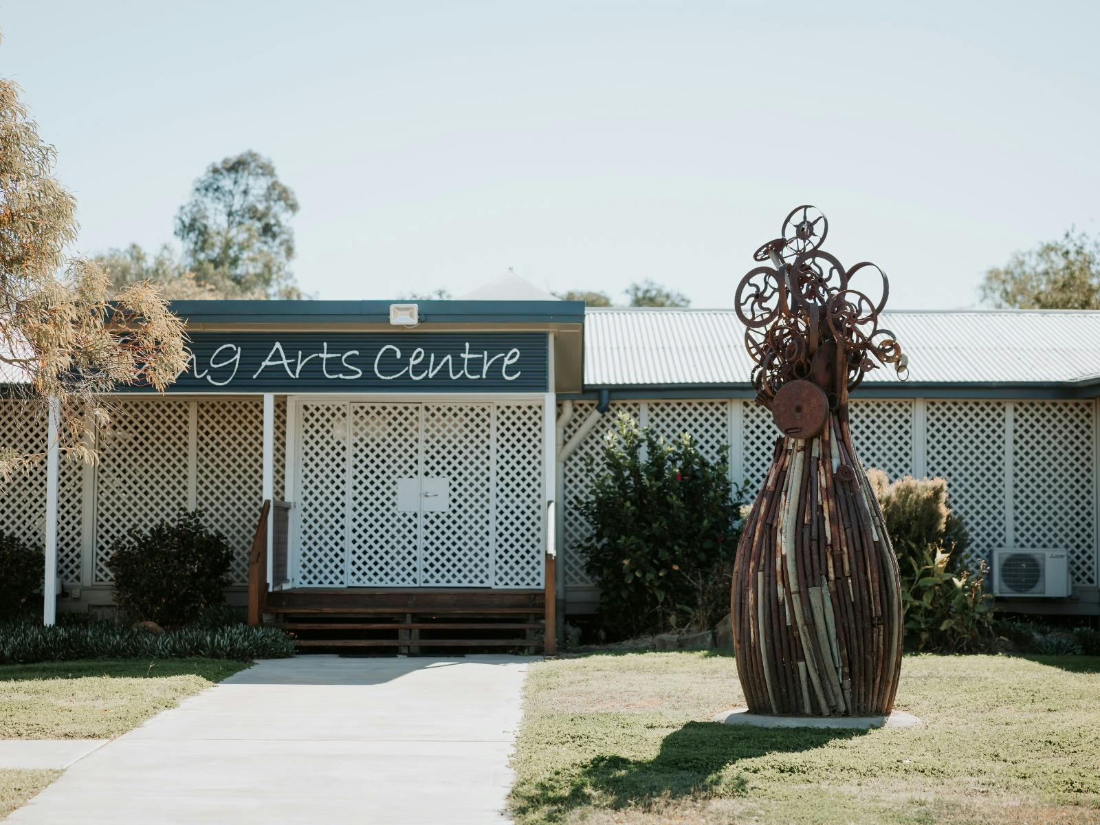 Blackall Sculpture Trail Living Arts Centre Bottle Tree
