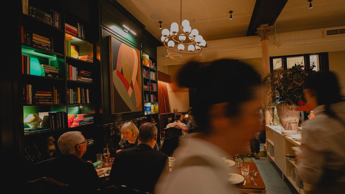 The Restaurant in full swing