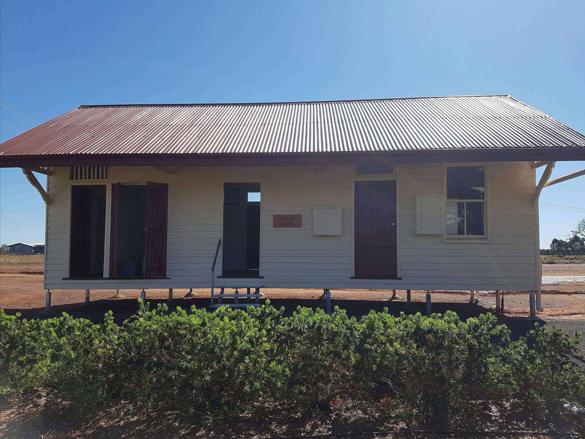 This building is the original Cheepie Railway Station, relocataed in Quilpie February 2017 This building is the original Cheepie Railway Station, relocataed in Quilpie February 2017