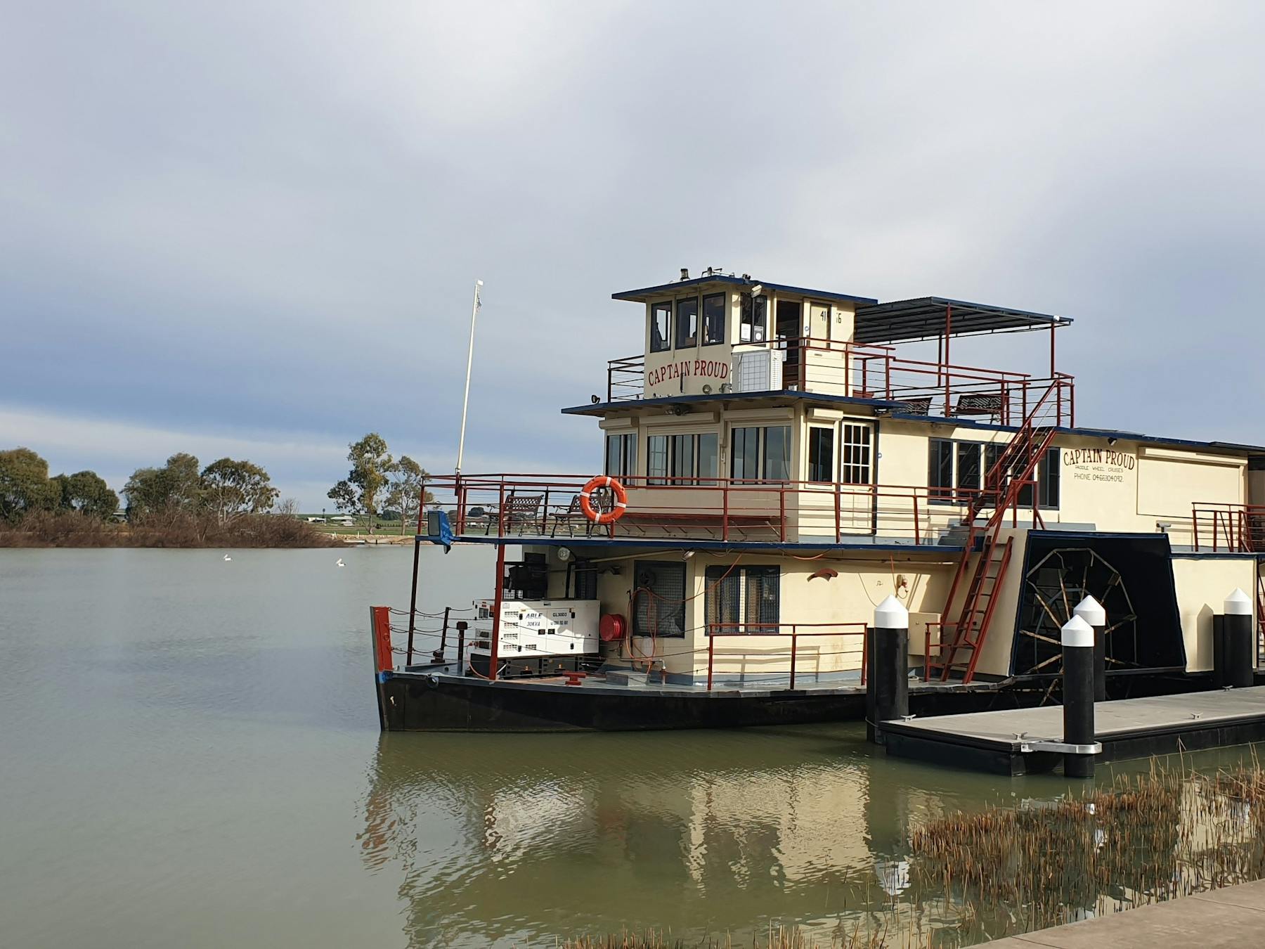 Captain Proud Moored at Dickson Reserve