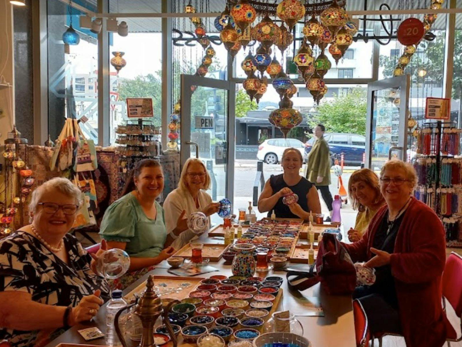 Art Masterclass Mosaic Lamp Making Workshop