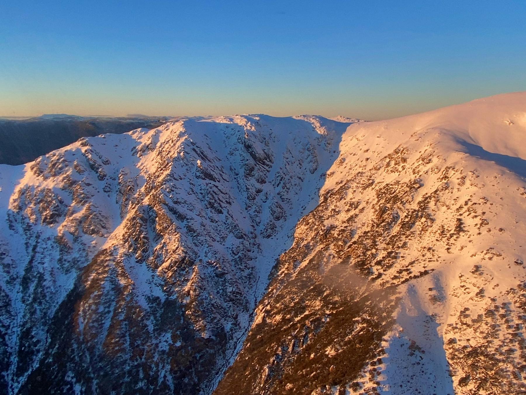 Main Range at sunset