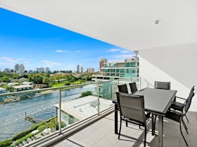 Balcony in 3 Bedroom Apartment at ULTIQA Freshwater Point Resort