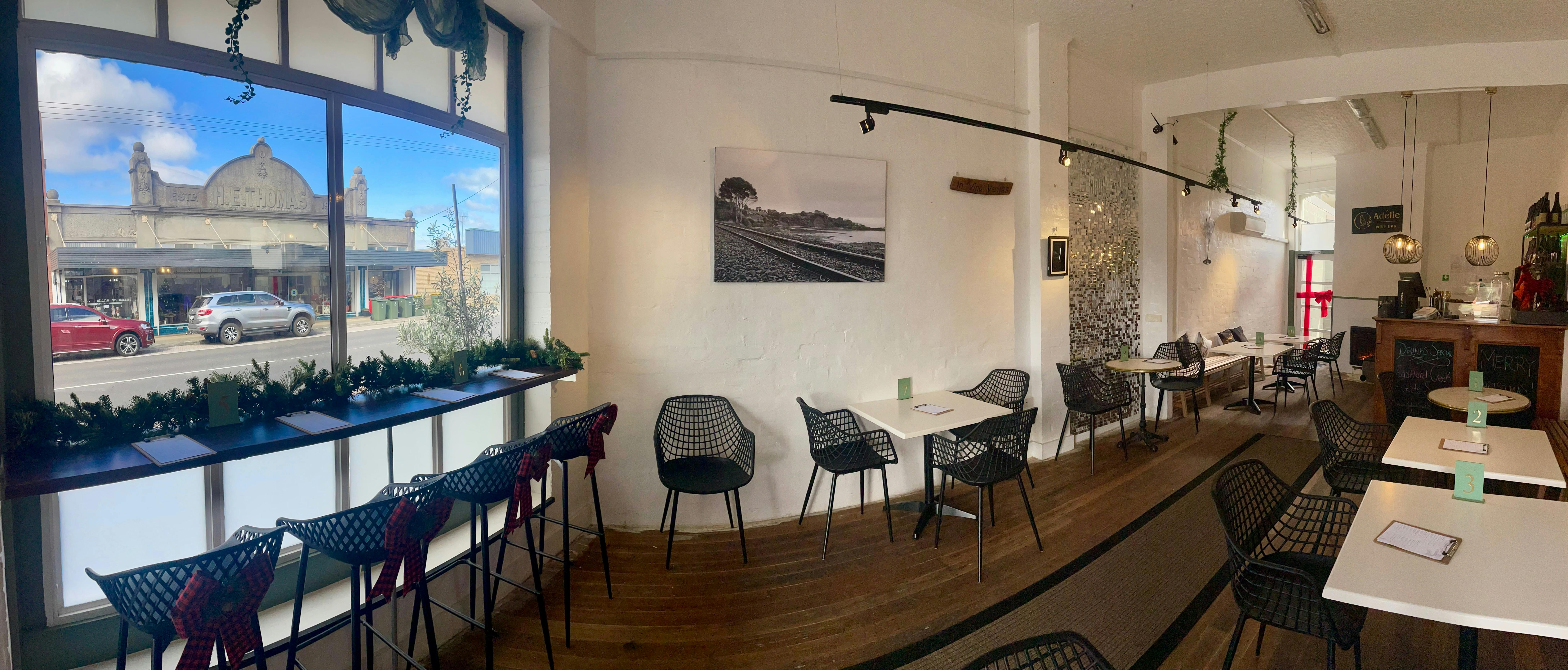 Inside Adelie Wine Bar