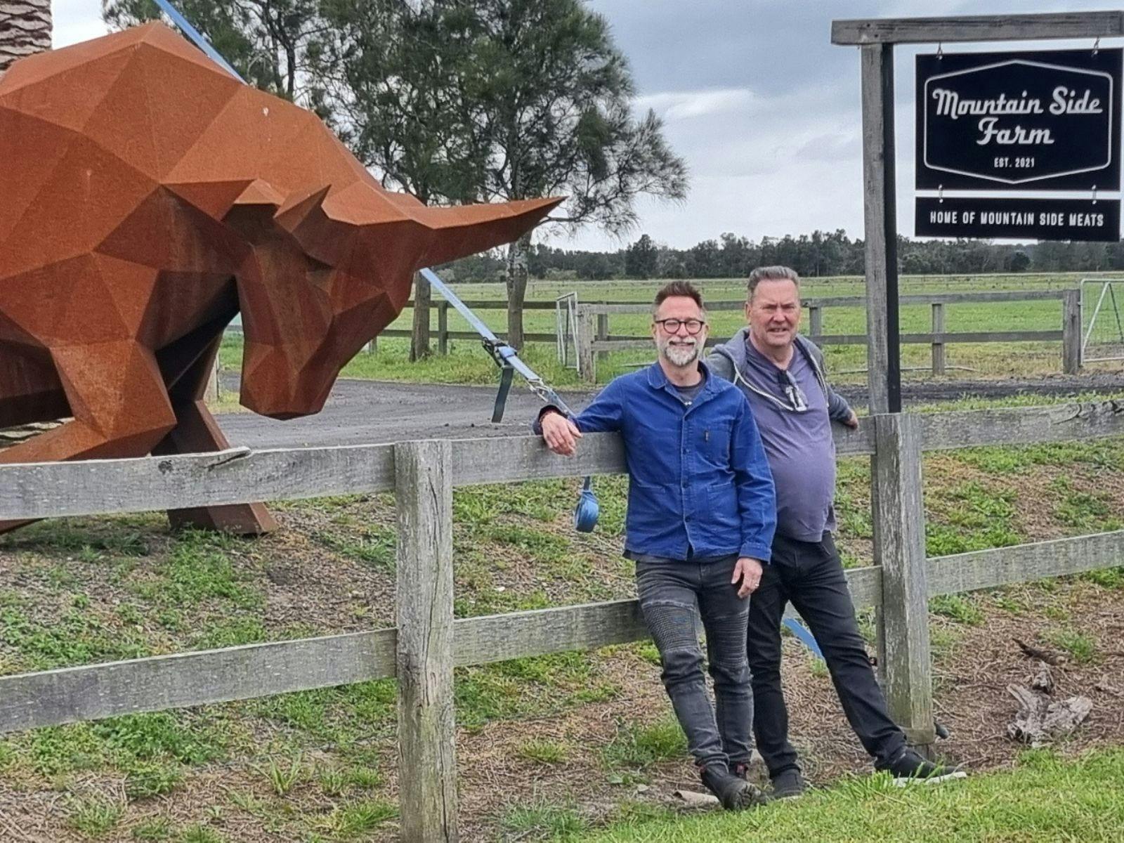 Exploring the produce at Mountain side meats