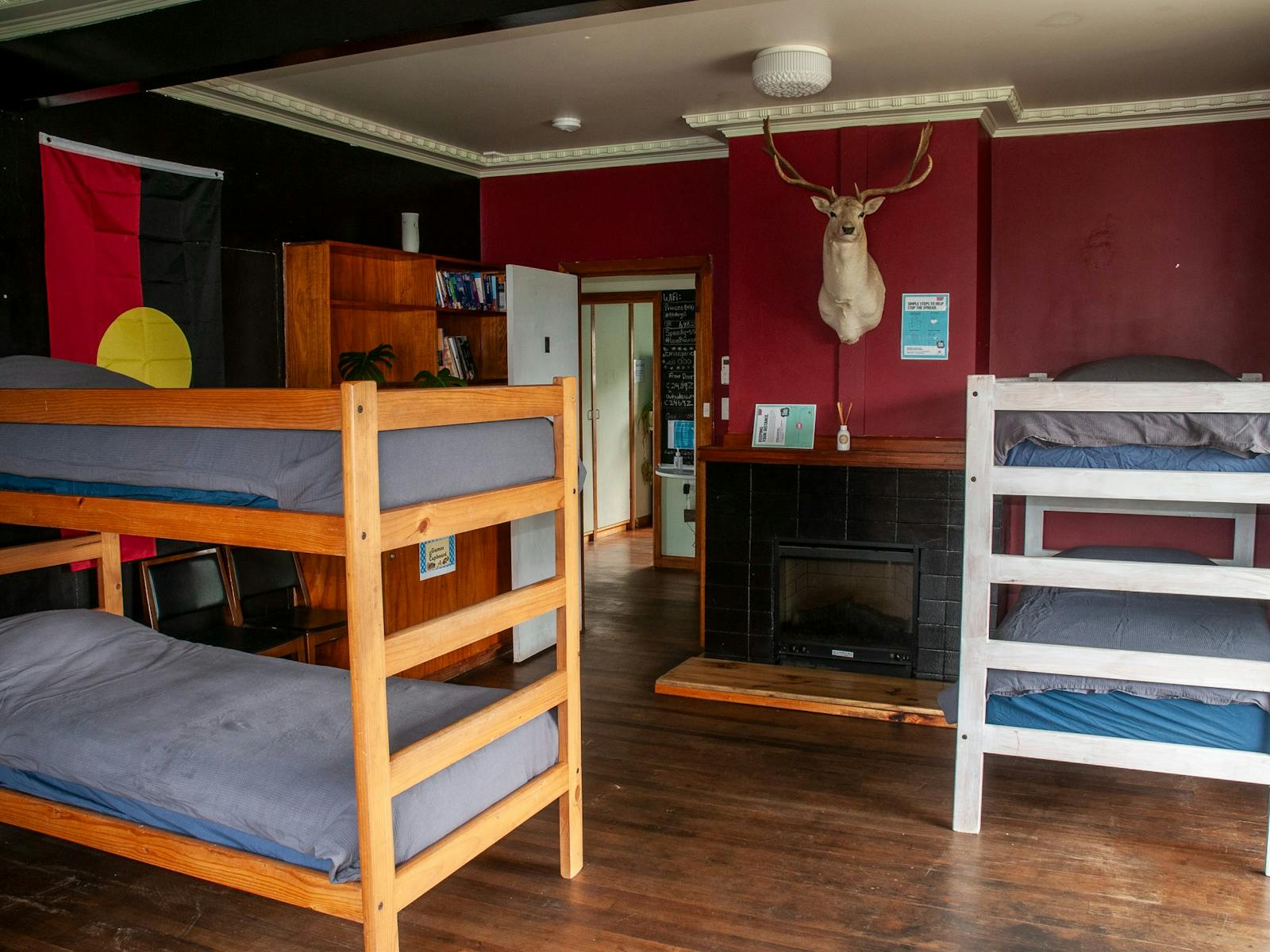 Large room, double glazed doors lead out onto balcony with a great view of nature, heating/cooling