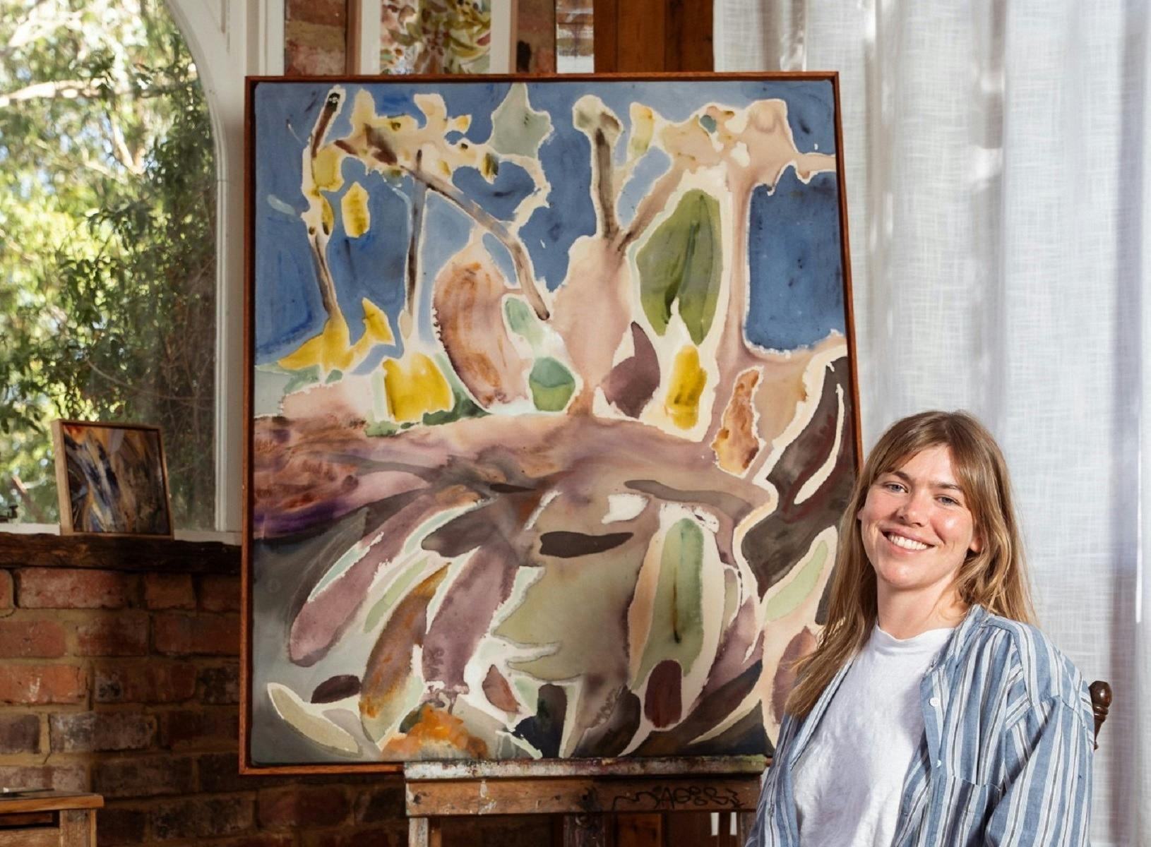 Sophie Bullen with art