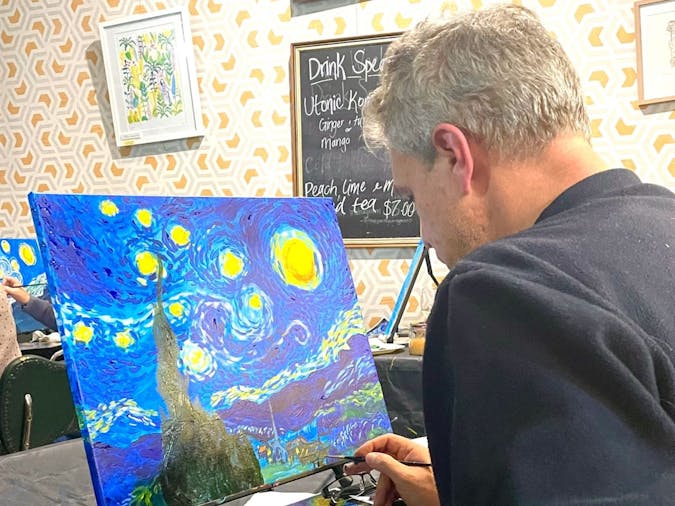 Paint and Sip Paint your Partner The Picasso Way at The Arthur Art House