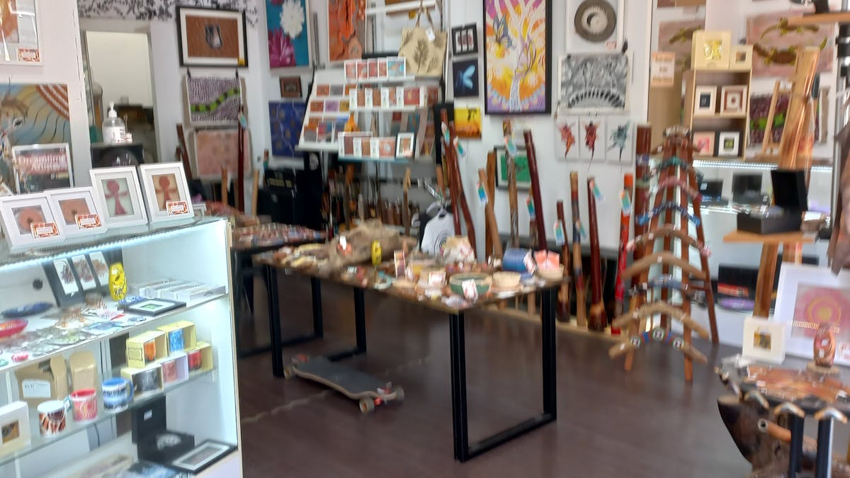 inside shop