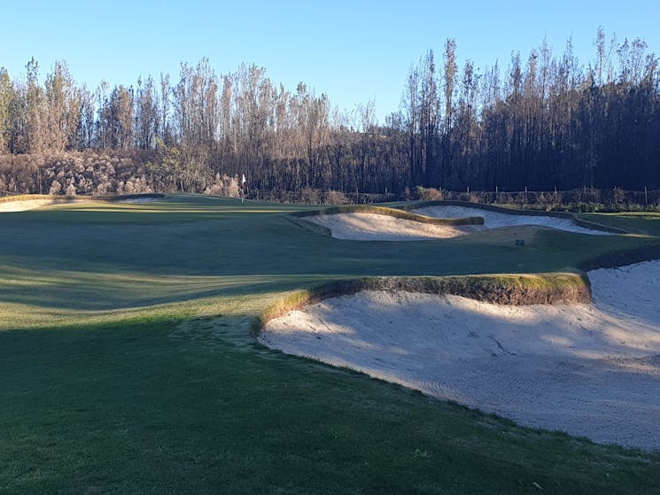 Recently redesigned the 15th is now the best hole on this Bateman's Bay layout.
