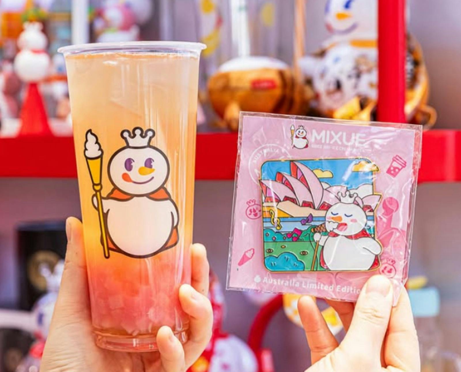 Mixue冰淇淋和茶