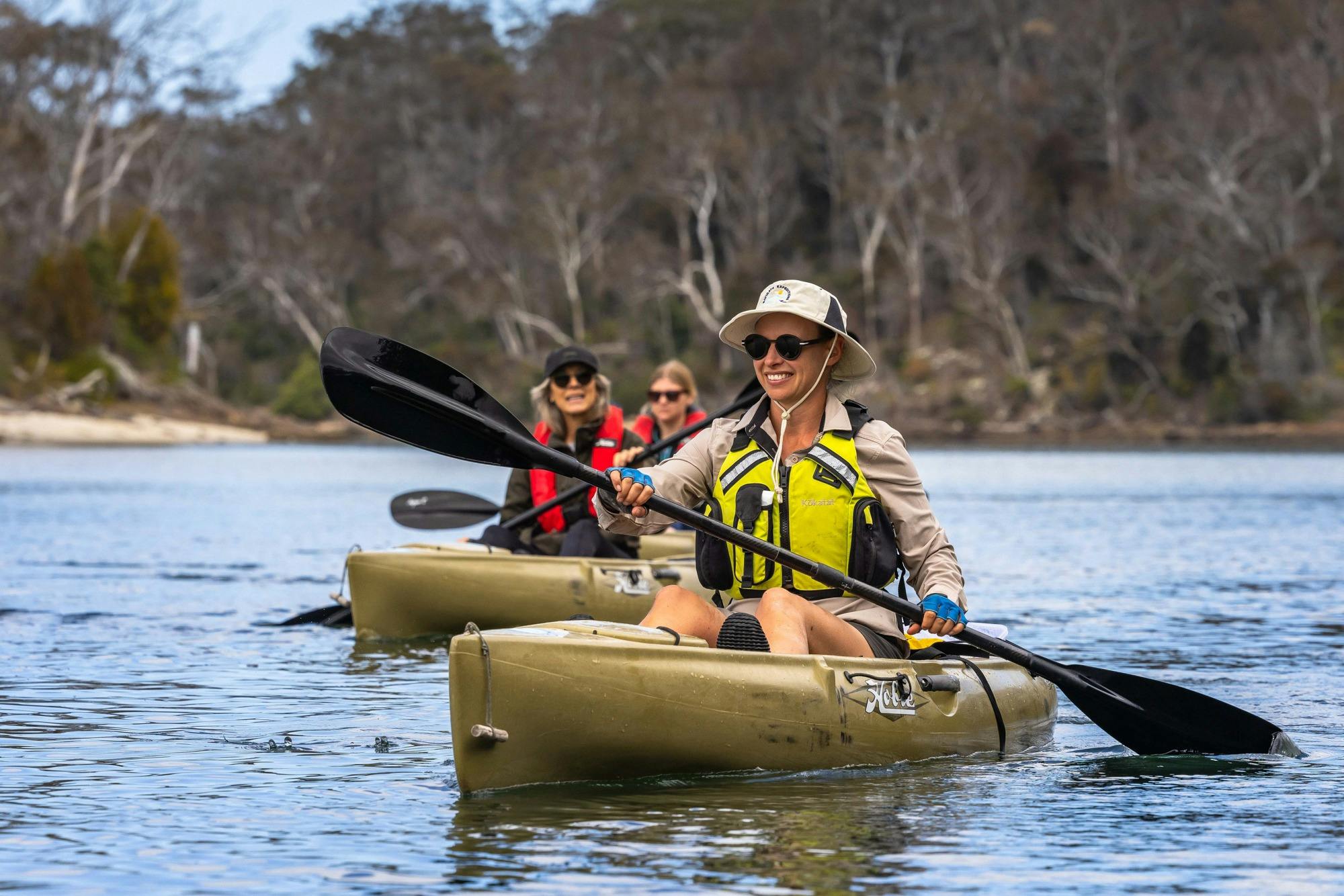 Guide Kayaking on River