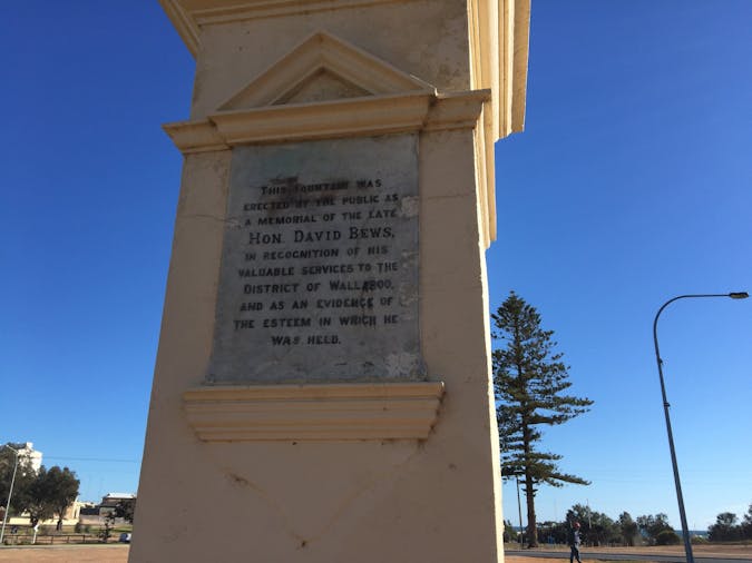 Bews Memorial Wallaroo