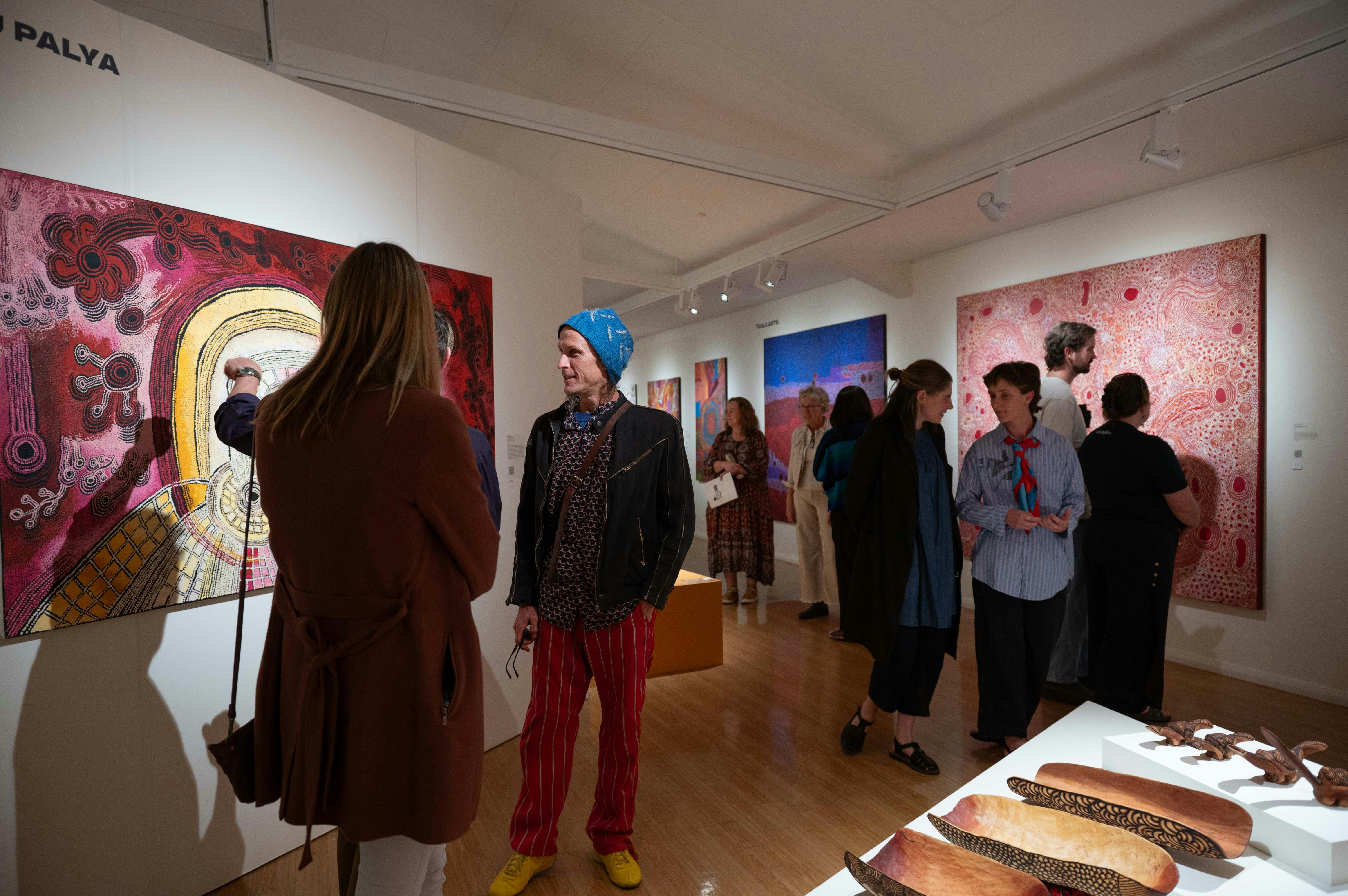 Desert Mob 2025 Exhibition opening night.