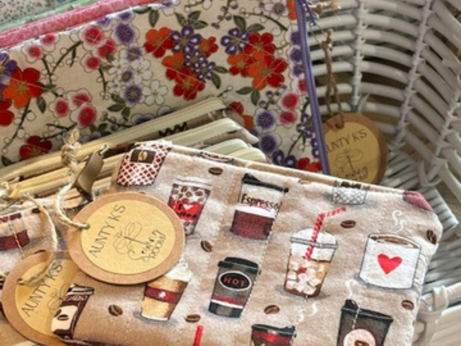 We love supporting local, and these beautiful, handcrafted pouches are the perfect match!