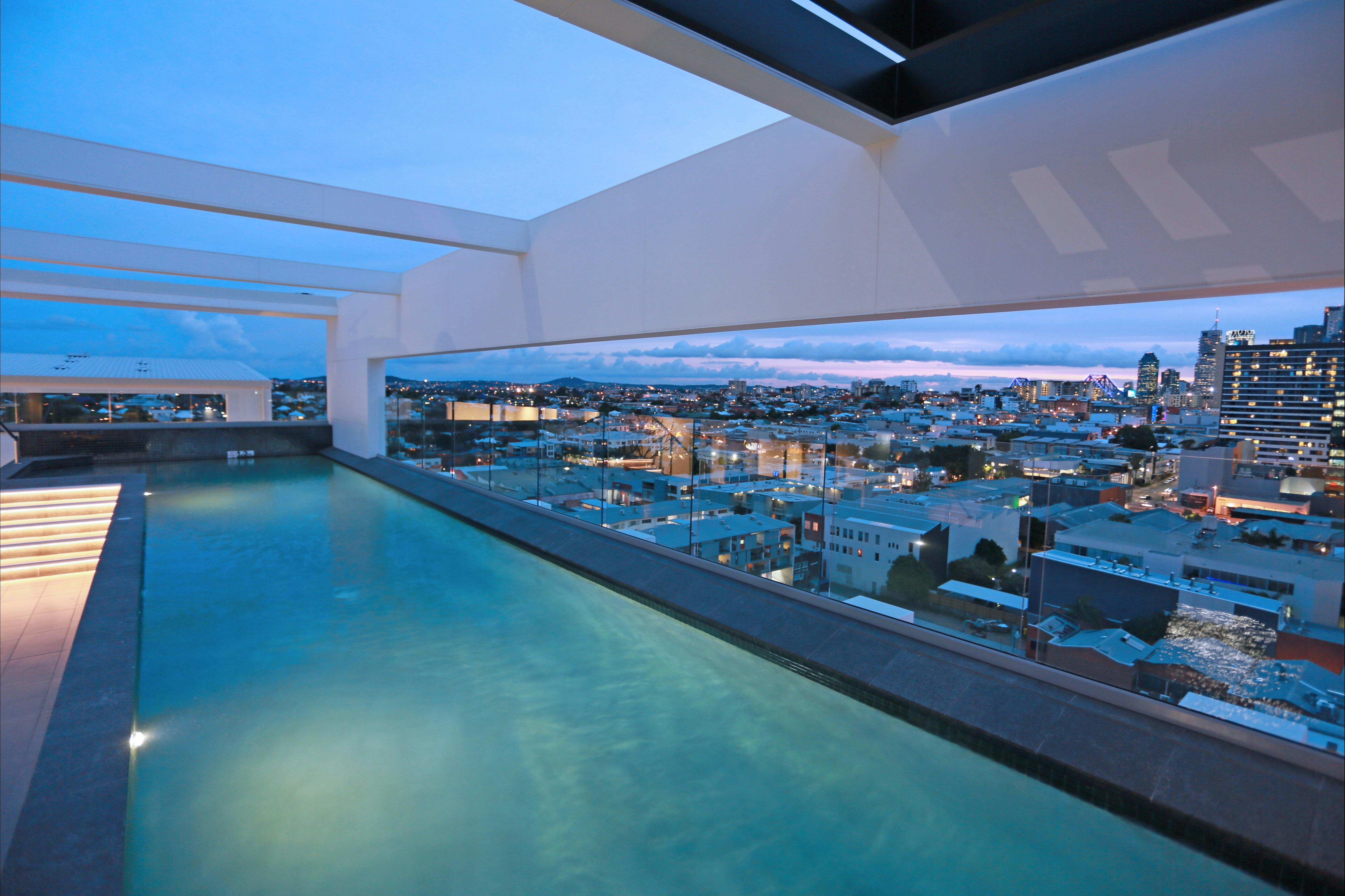 Heated Lap Pool - Rooftop recreation level
