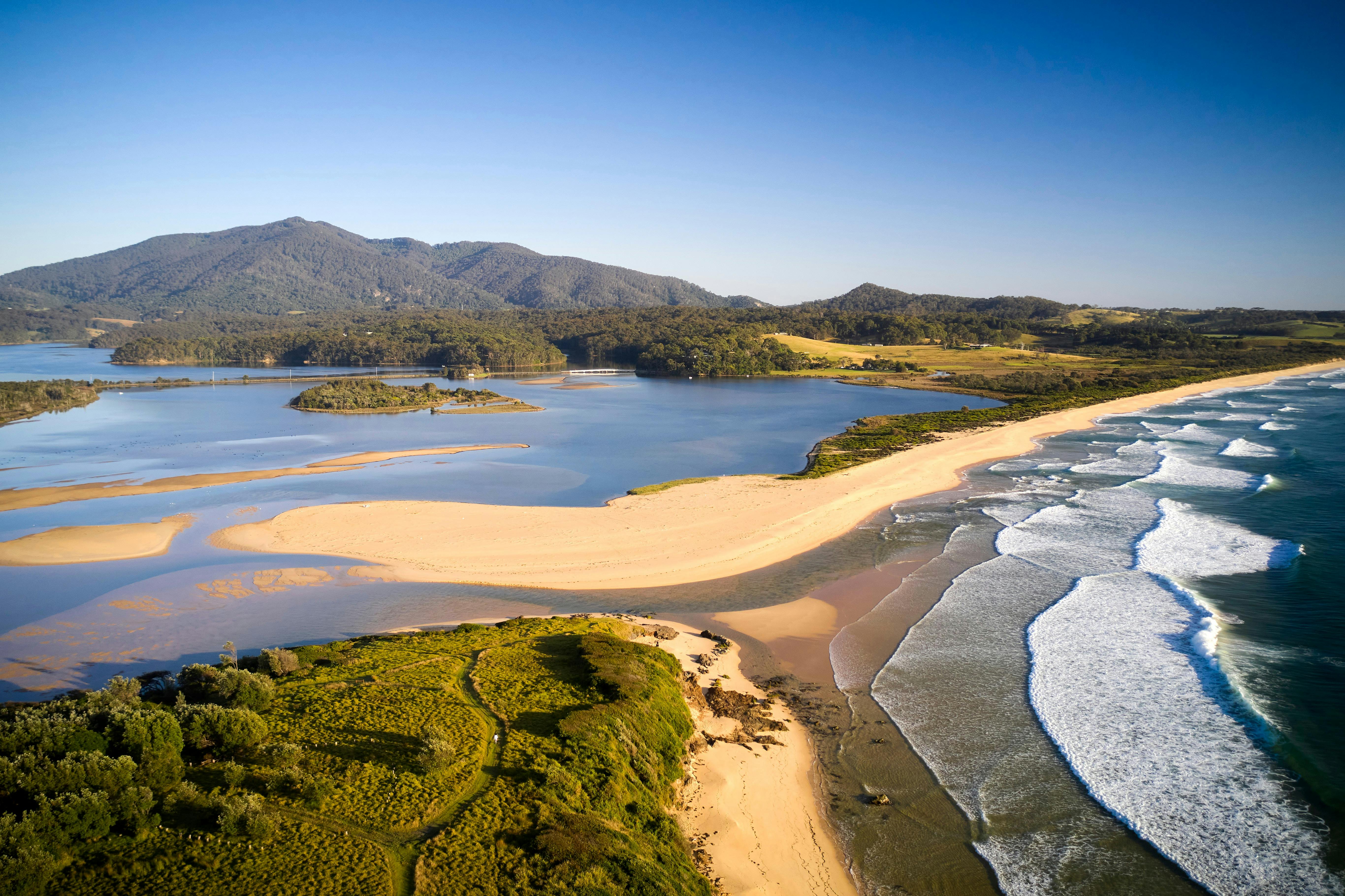 Kayaking Wallaga Lake