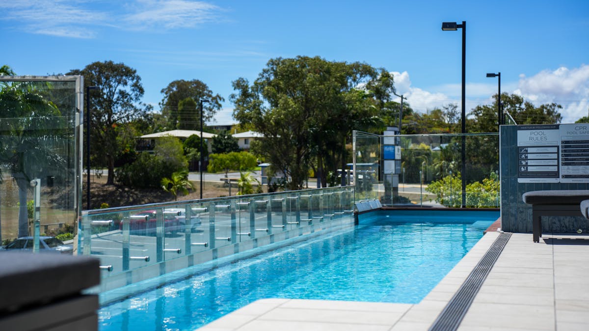 Swimming pool deck the afternoon sea breeze, ideal for an afternoon swim or drink at the SKYBar