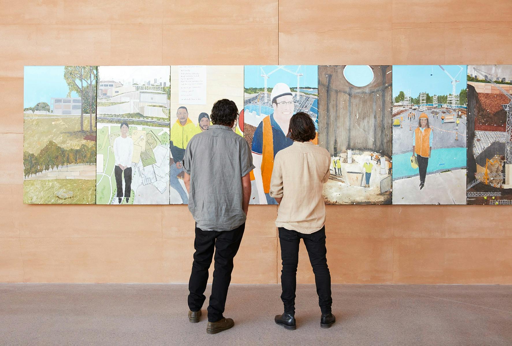 Richard Lewer Onsite, construction of Sydney Modern which resides on the lands of the Gadigal
