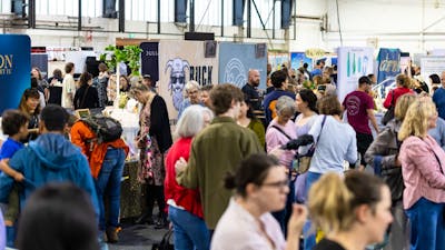 Crowds at the Handmade Market