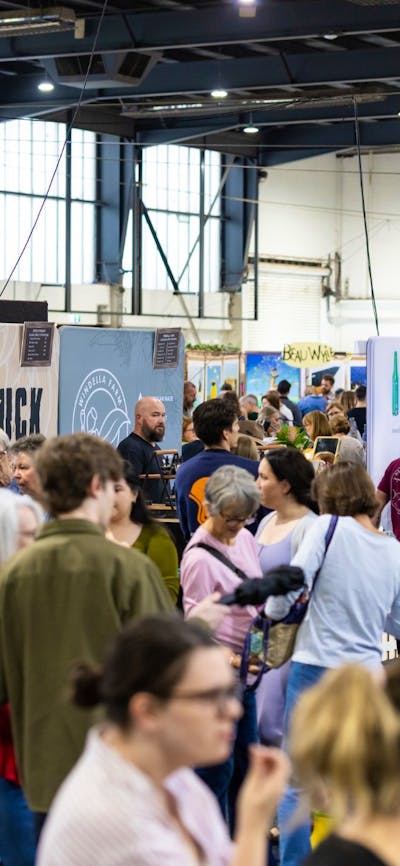 Crowds at the Handmade Market