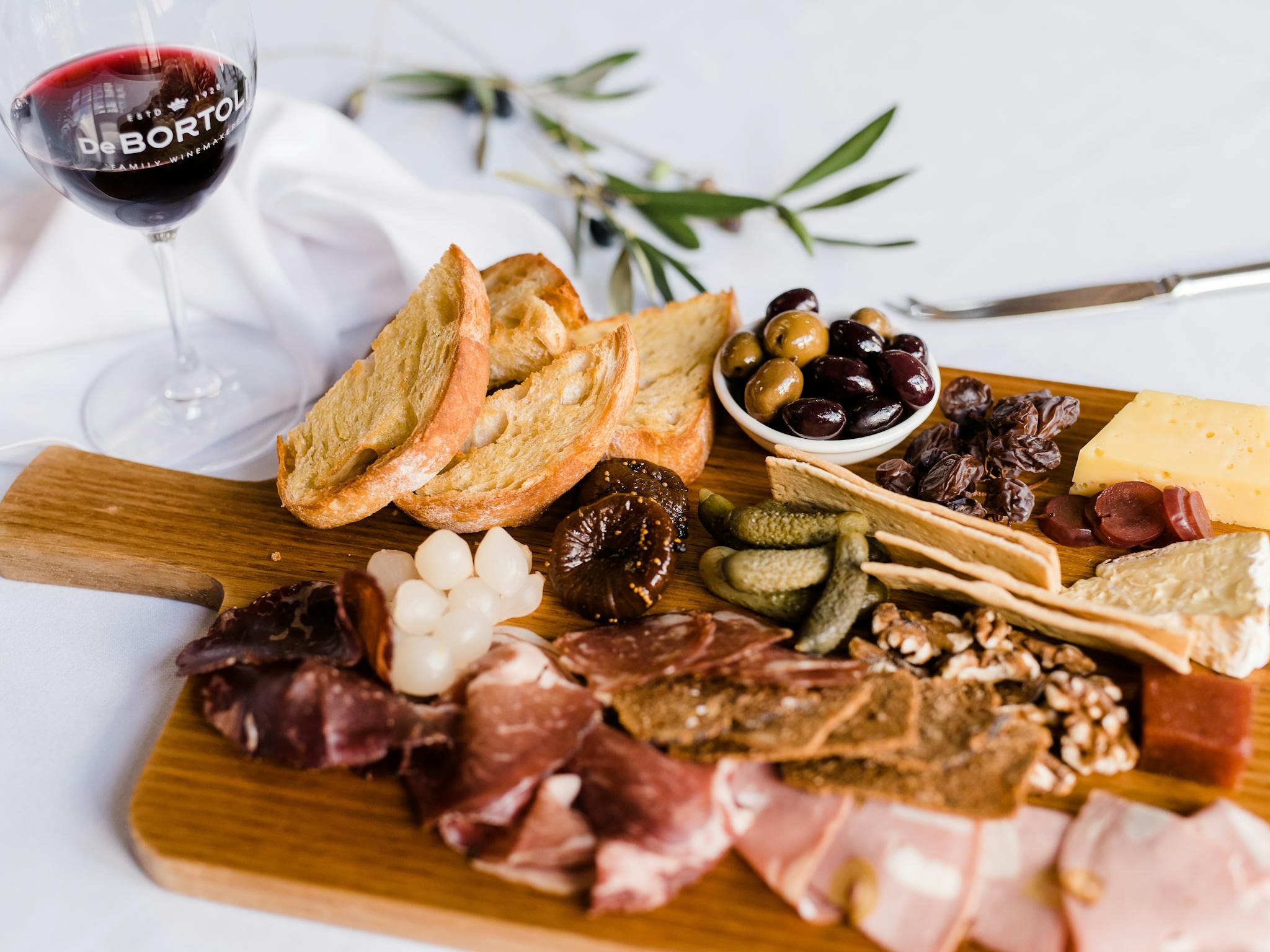 De Bortoli Rutherglen Estate cellar door produce platter