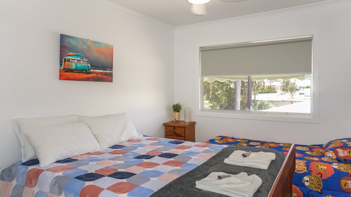 Bedroom 3 - 1 x Queen Bed & 1 x Single Bed