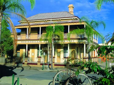 photo showing the Maryborough Family Heritage Institute two story colonial style building building