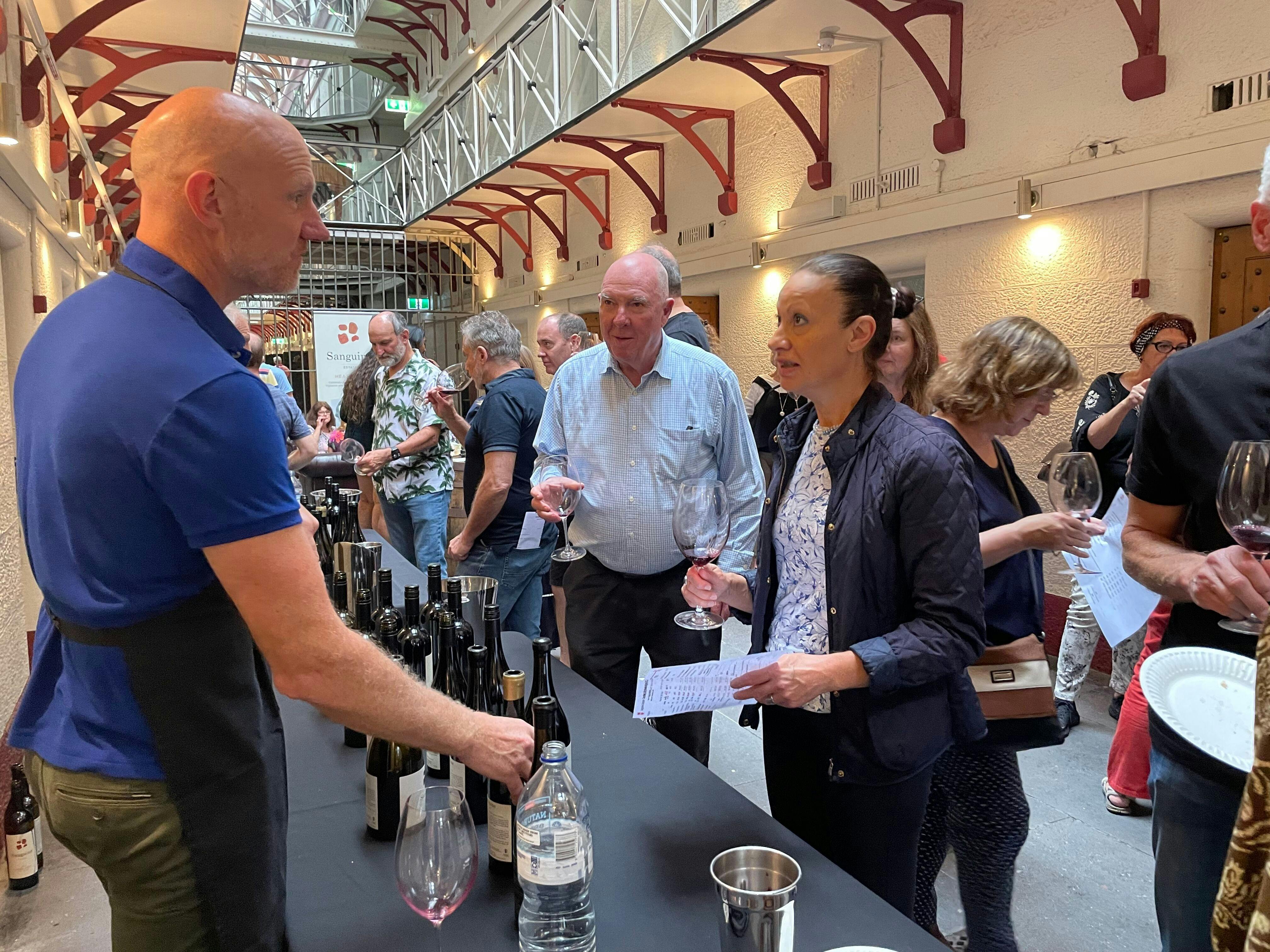 Sanguine's Cellar Door Wine Tasting at the Postmaster Hotel