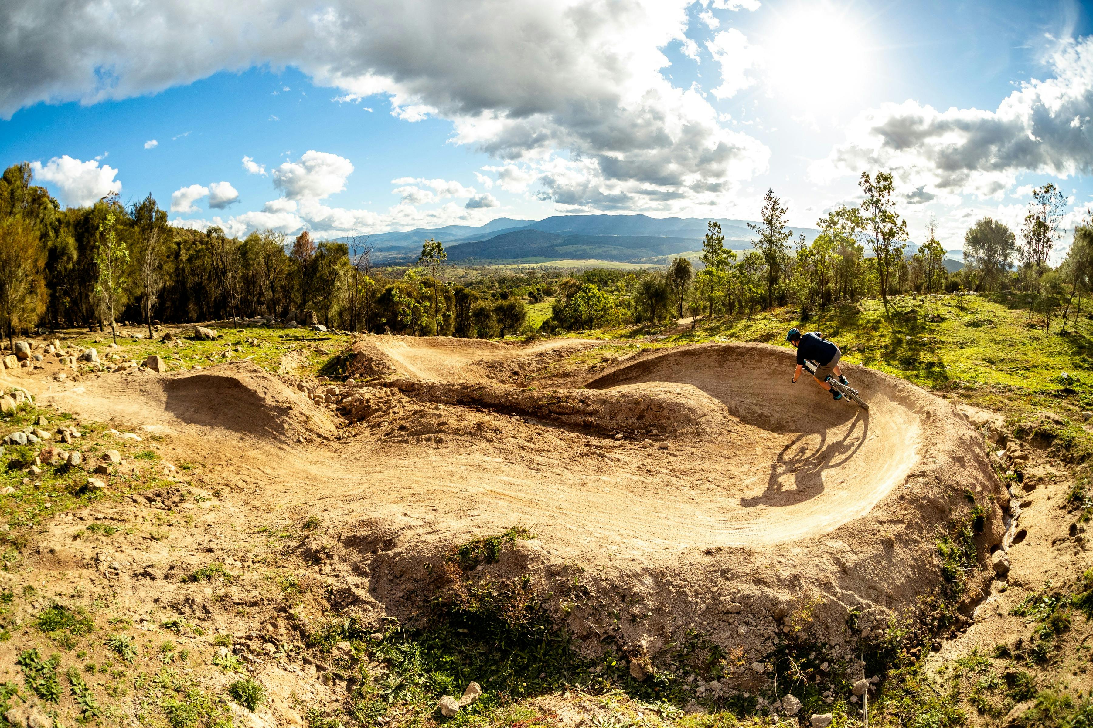 mtb on berms