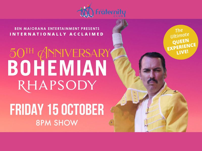Image for 50th Anniversary Queen Greatest Hits The Show Must Go On Tour Tour!
