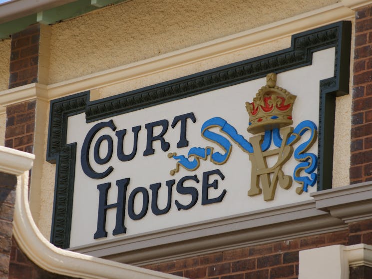 Wyalong Museum is located in the old Court House