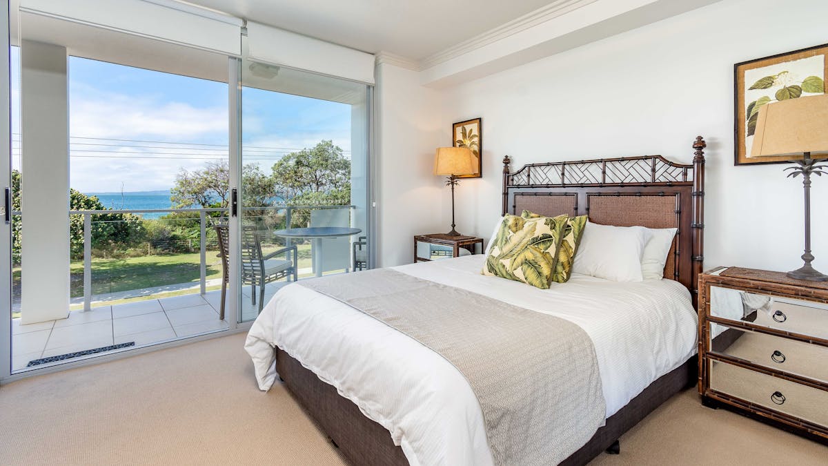 Main bedroom with water views