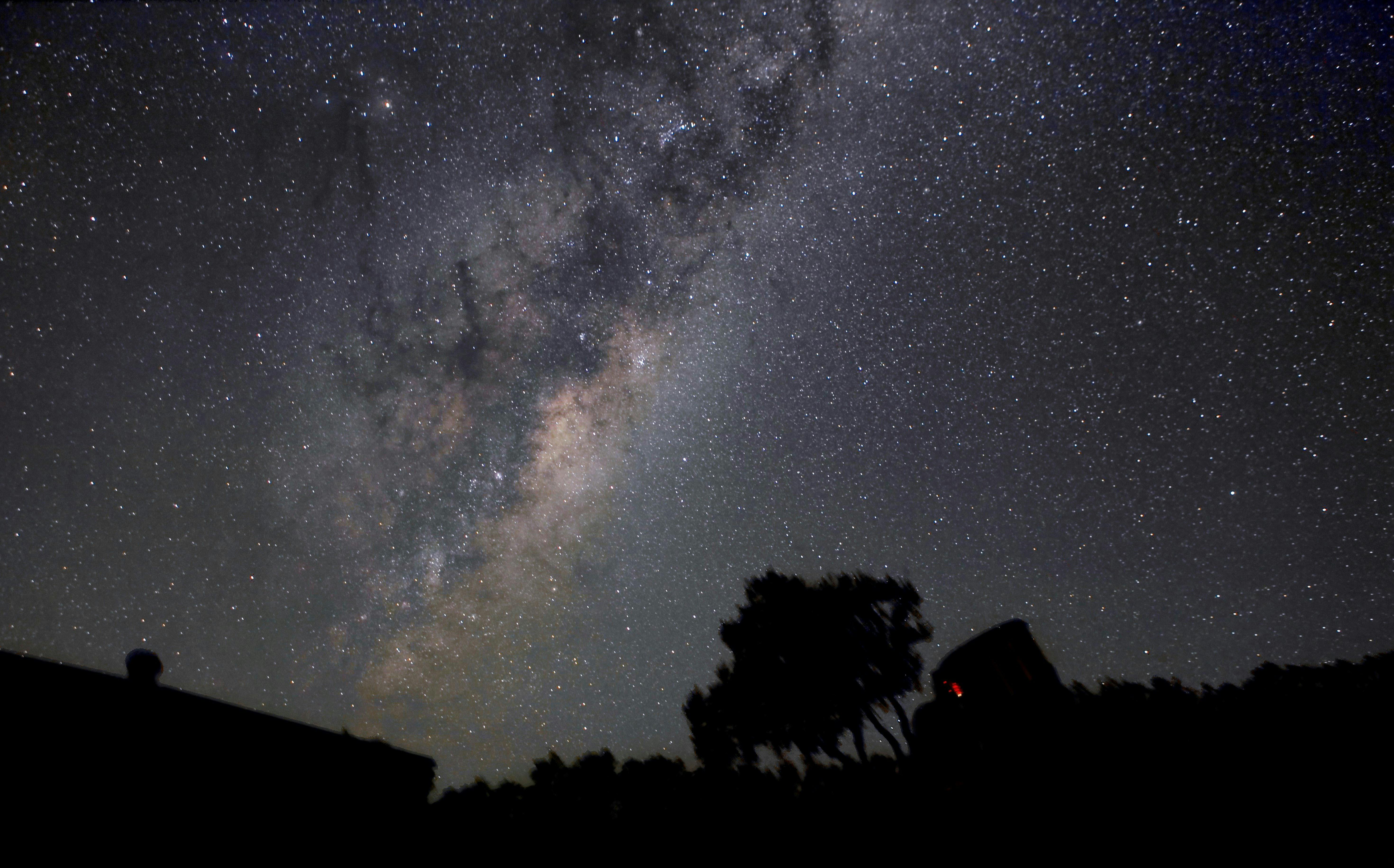 Milky Way captured from the observing site