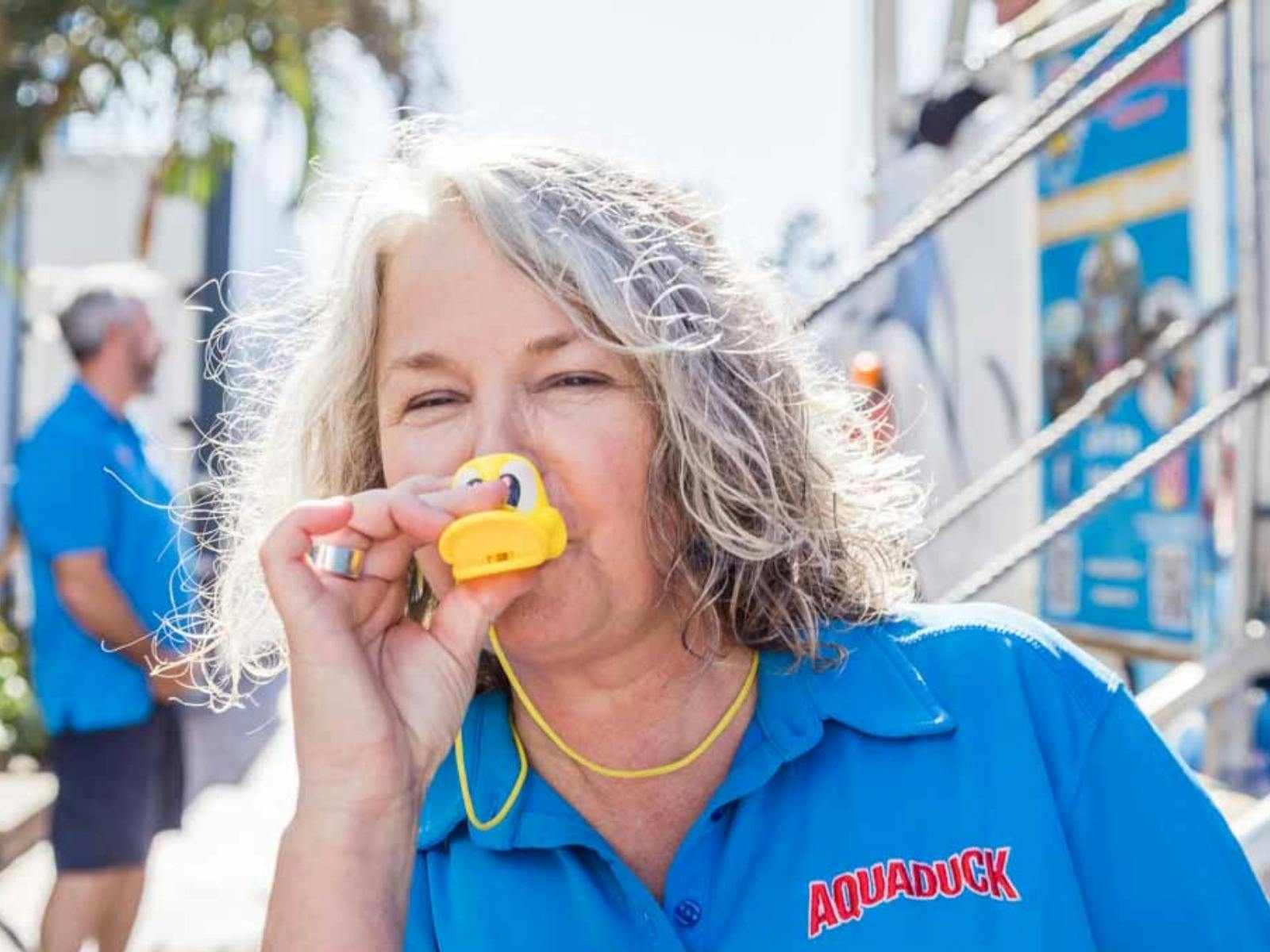 Aquaduck staff member