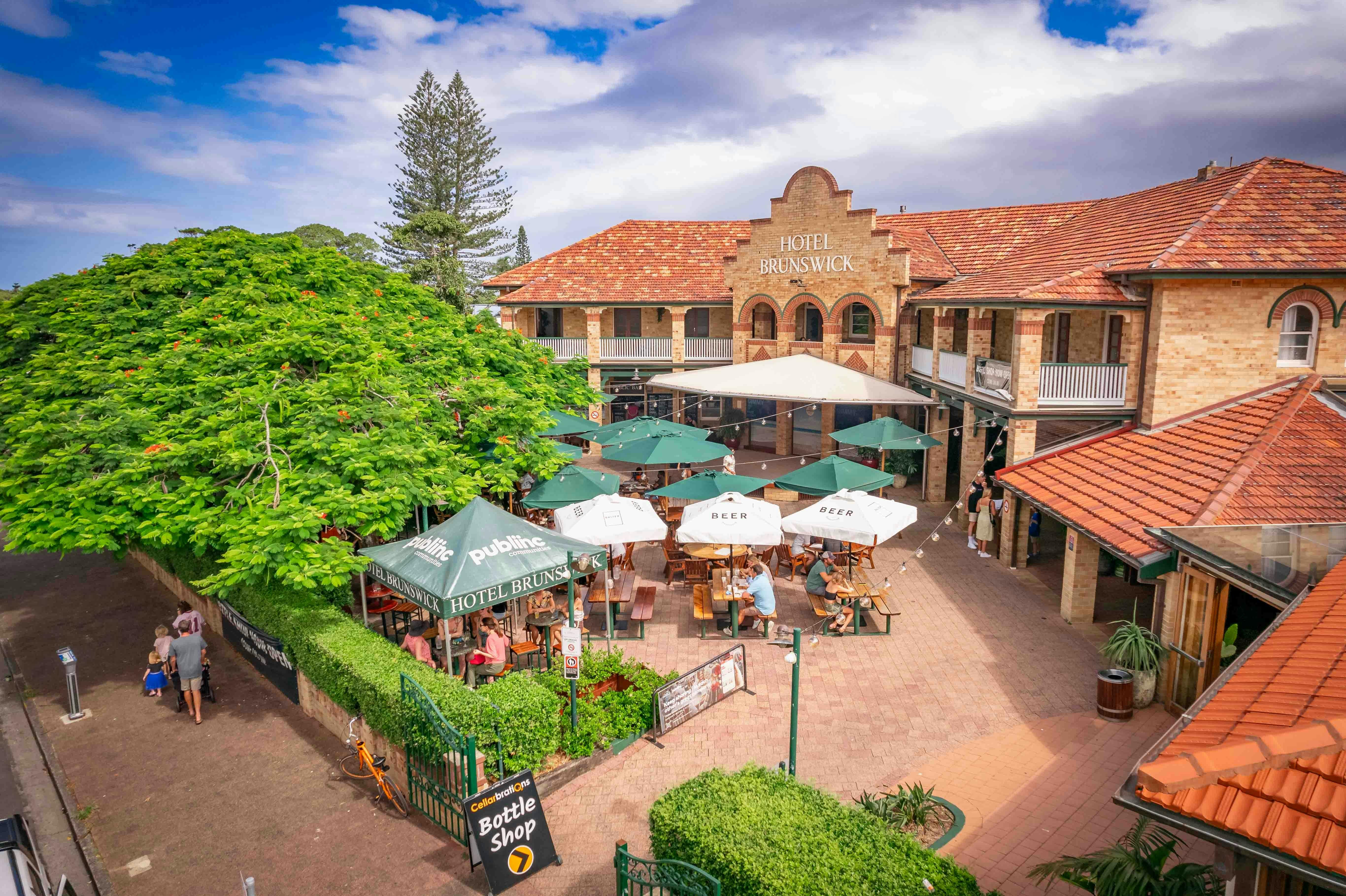 Courtyard at Hotel Brunswick