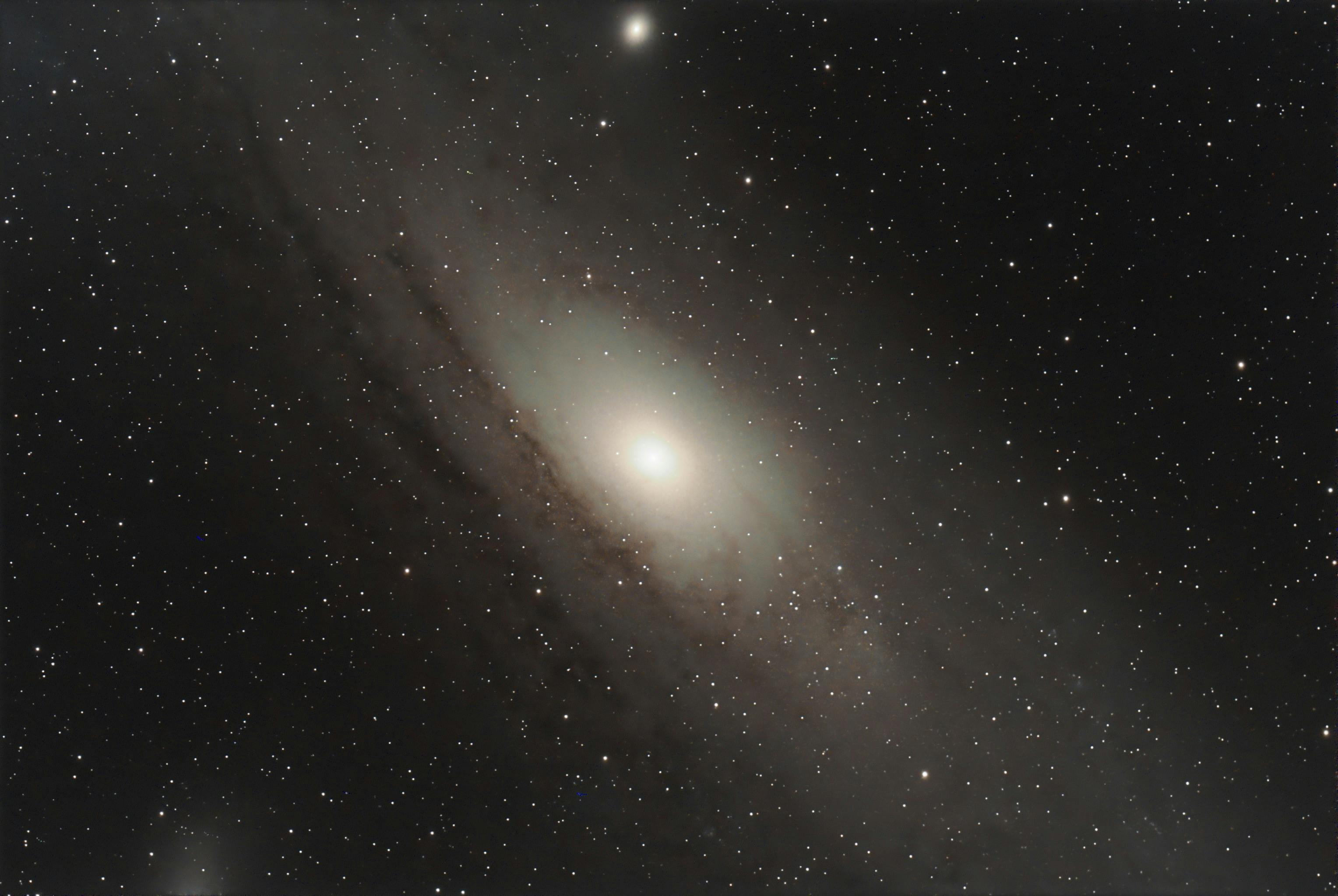 Andromeda Galaxy , photographed and seen with clarity using our equipment and unique vantage