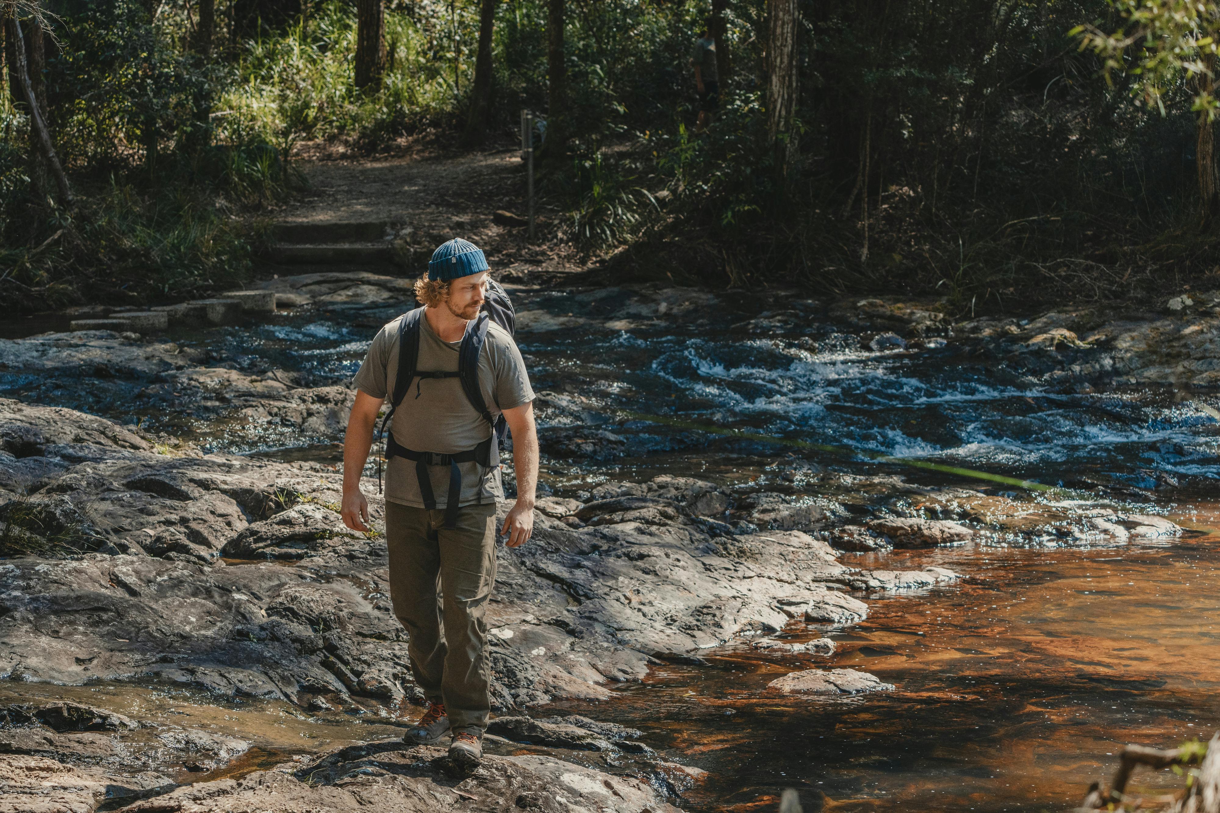 bushwalking tour in pristine nature