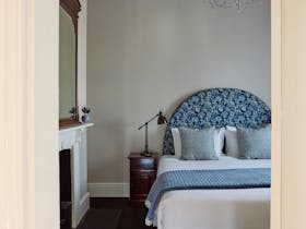 An upstairs bedroom in the Post Office Apartment at the Customs House Port MacDonnell