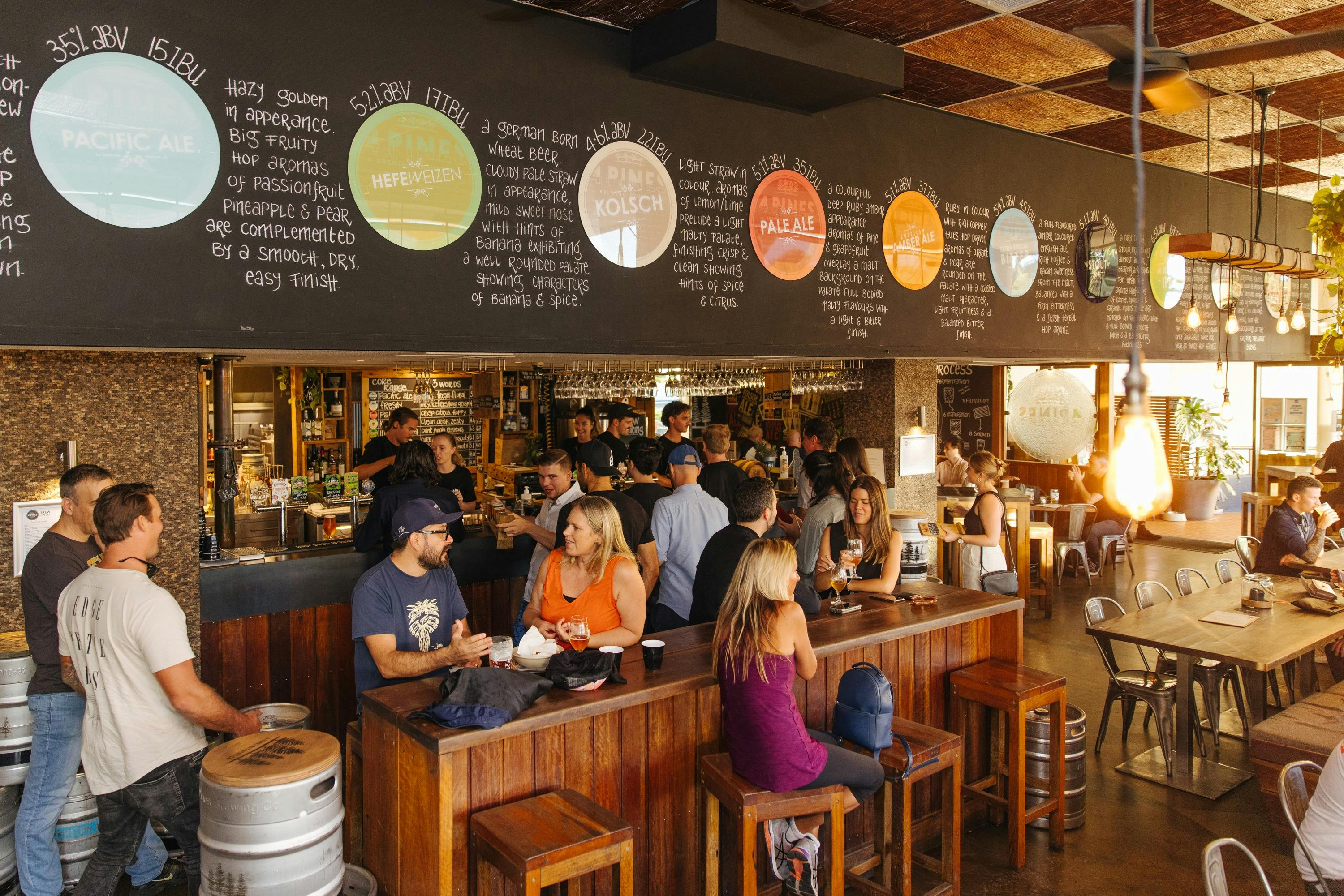 Beers, Wine & Spirits offering