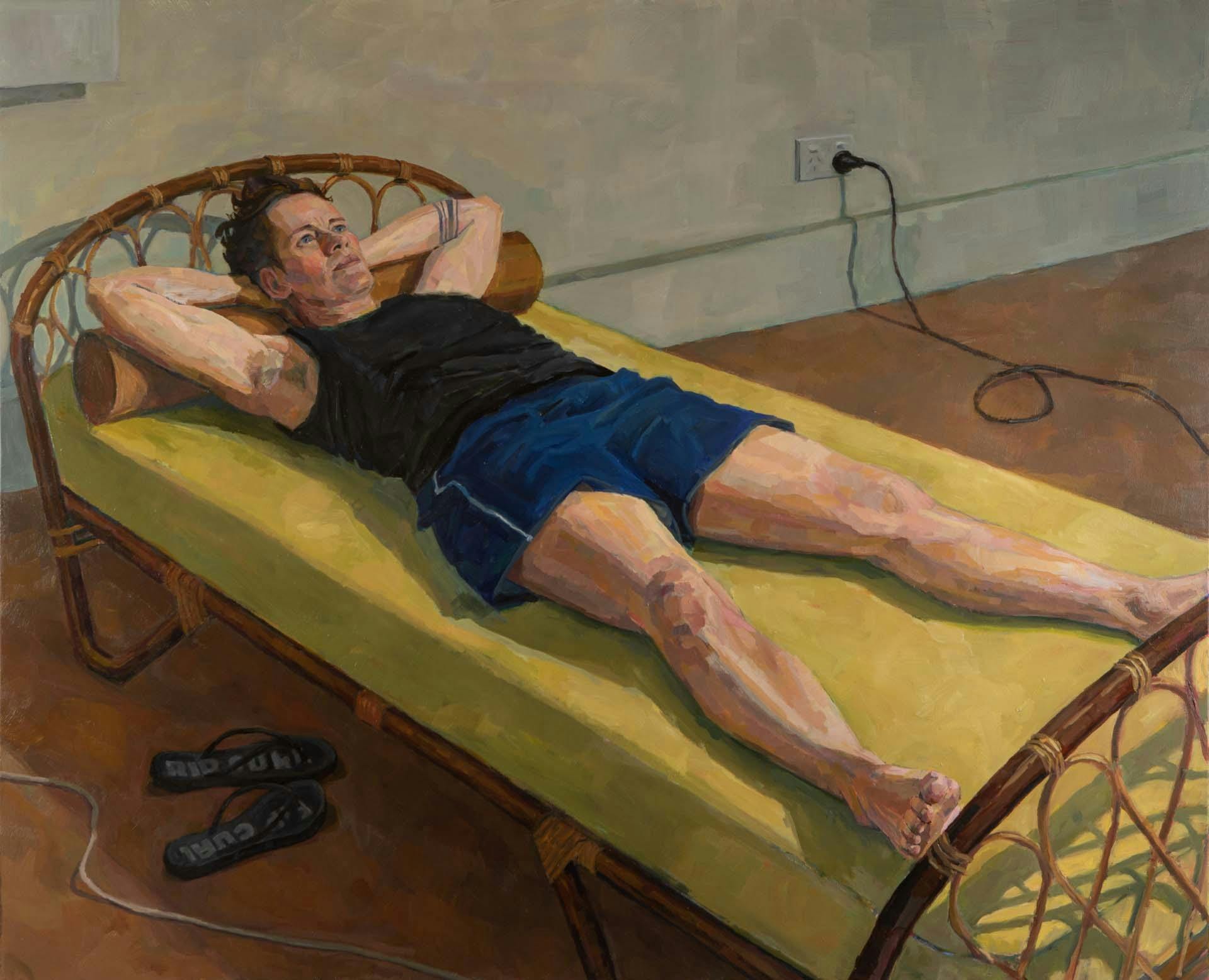 Jenny Rodgerson, Mitch, oil on linen 137 x 167cm