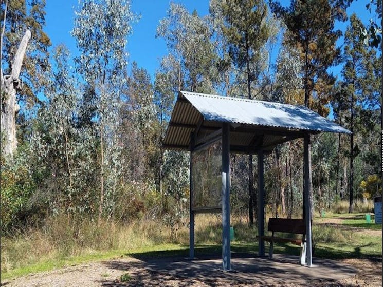 Photo of the undercover picnic area